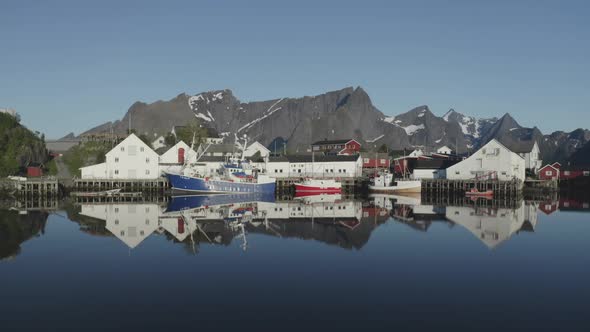 Houses In The Norwegian Port