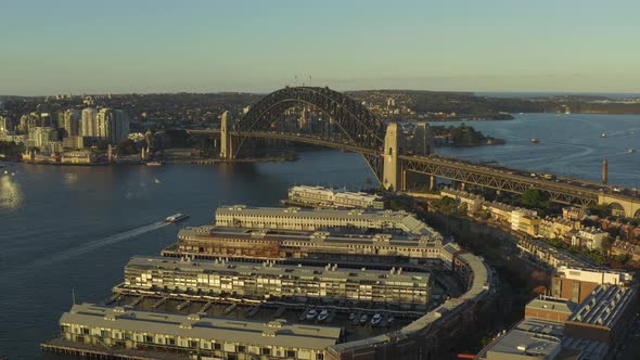 Afternoon Traffic On The Sydney Harbour Bridge