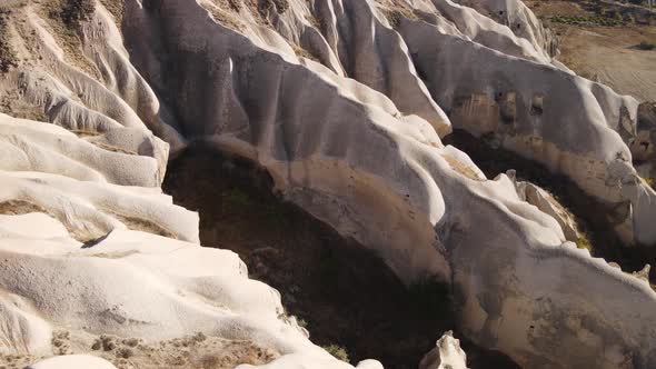 Cappadocia Landscape Aerial View. Turkey. Goreme National Park alt