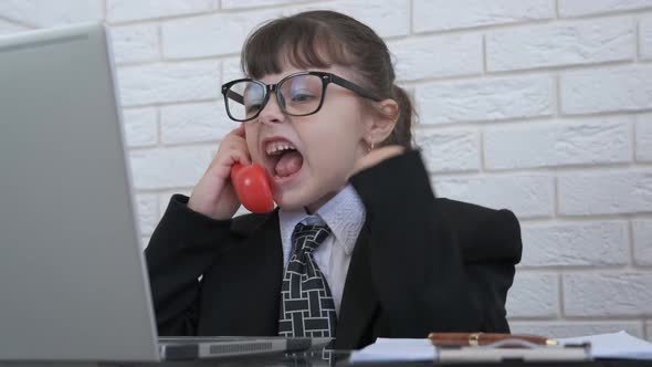 Little boss scream.  alt