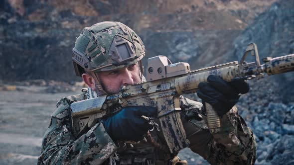 Special Mission in Mountains of Middle East Carrying Weapons To Take Out Unknown Target alt