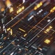 High tech geometric and connection system background  - VideoHive Item for Sale