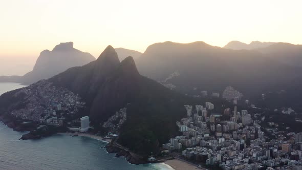 Sunset at Ipanema beach - RIO DE JANEIRO - BRAZIL