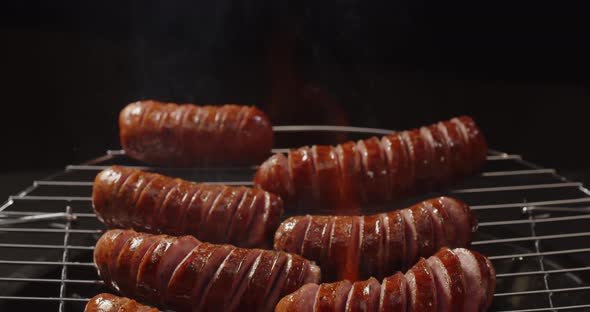 Grilled Sausages. Barbecue