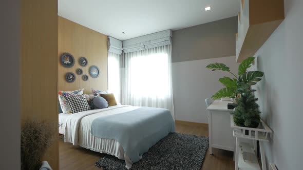 Natural Light Stylish Bedroom Decoration Walkthrough alt