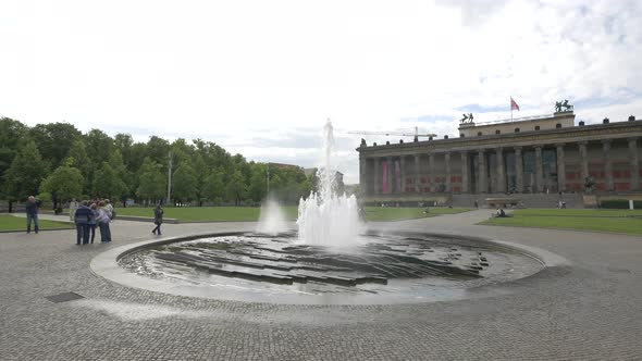 The fountain in Lustgarten, Berlin