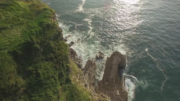 Cliffs in Sea