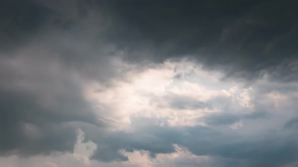 Fast Moving Clouds Storm