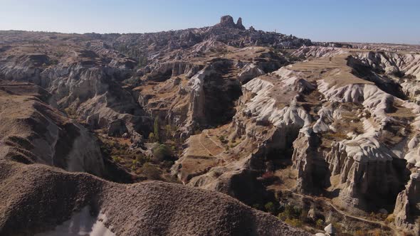 Goreme National Park Near Nevsehir Town. Turkey. Aerial View alt