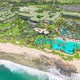Beautiful Cinematic Aerial View of Luxury and Exclusive Hotel Resort in Poipu - VideoHive Item for Sale