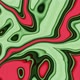 Abstract Green and Red Waves Chaotic Pattern Satisfying Looping Background - VideoHive Item for Sale