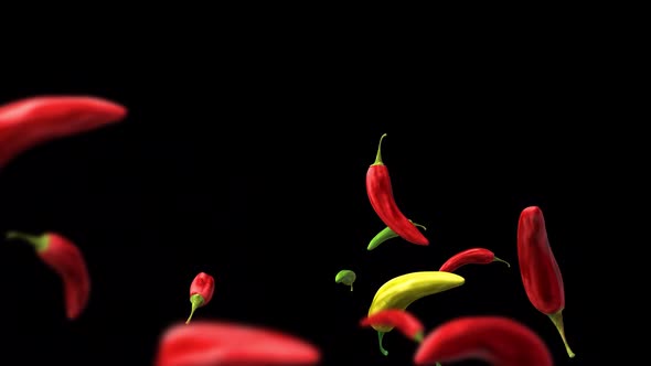 Bright Hot Peppers