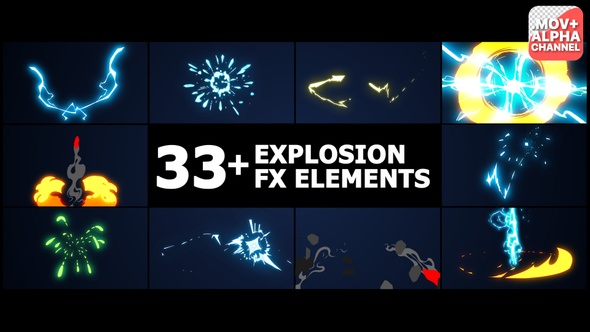 Flash FX Elements Pack | Motion Graphics