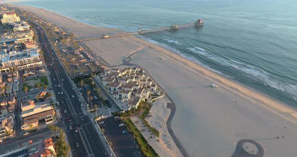 Gliding Towards The Pier