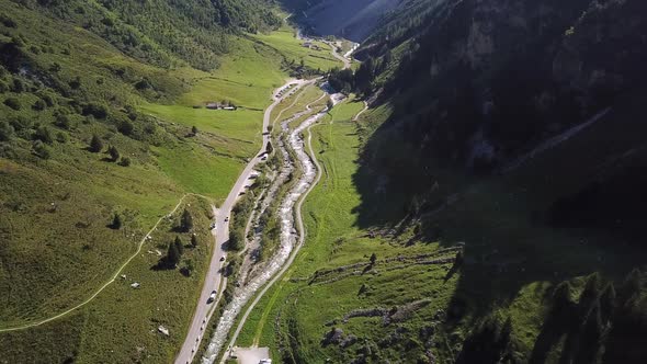 Landscape of Pralognan La Vanoise alt