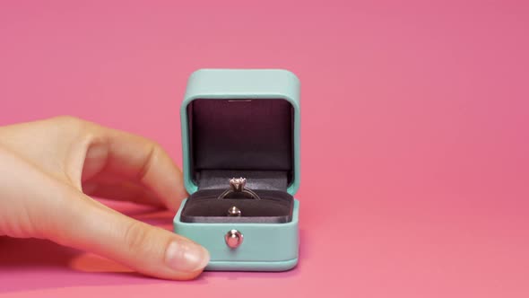 Wedding Rings in Jewelry Box