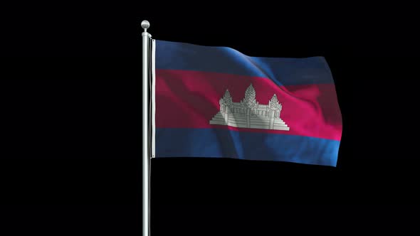 Cambodia Flag Big
