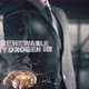 Businessman with Renewable Hydrogen H2 Hologram Concept - VideoHive Item for Sale