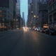 Street View of Car Traffic on the Intersection in NYC - VideoHive Item for Sale