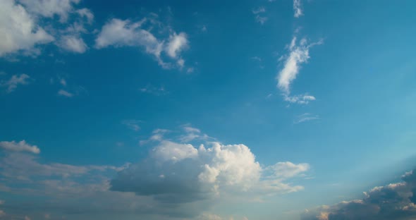  Beautiful Blue Sky on a Sunny Day Sun rays.