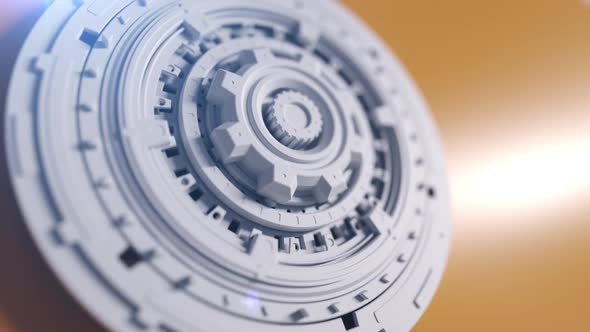 The mechanical process of multiple mechanical parts alt