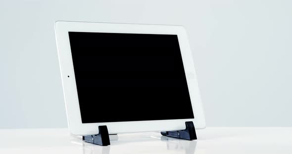 Close-up of digital tablet alt