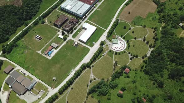 Flying Above The Graves Of Murdered Men And Young Boys In Potocari, Srebrenica 4K - V2 alt