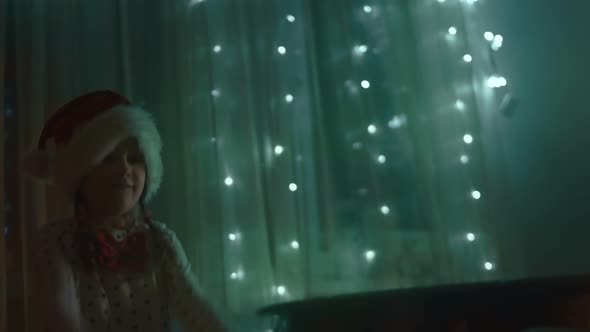 Family Decorating Their Home for Christmas Holidays Happy Children Having Fun Playing with the alt