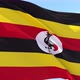 Uganda Flag Looping Background - VideoHive Item for Sale