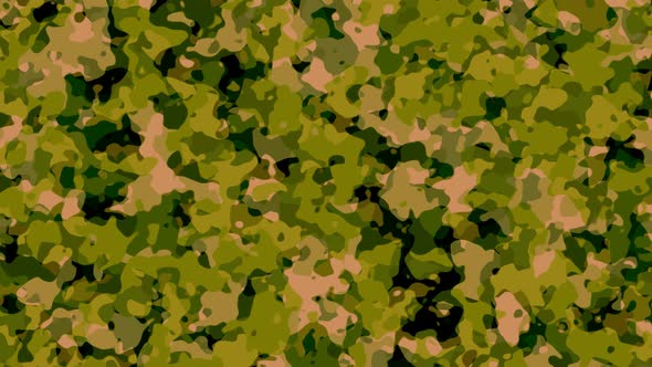 4k Army Camouflage Animated Texture