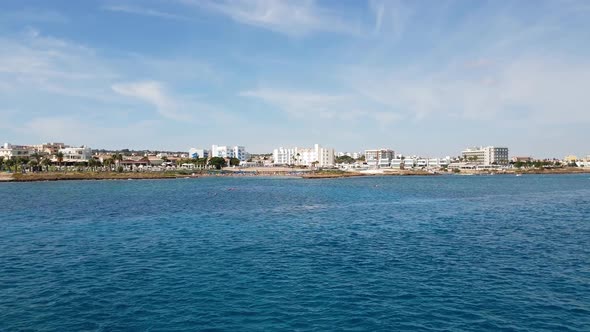 Mediterranean Traffic Along Pernera, Cyprus