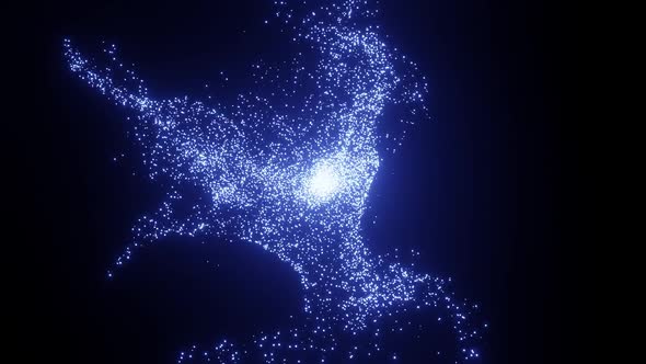 Glowing particles alt