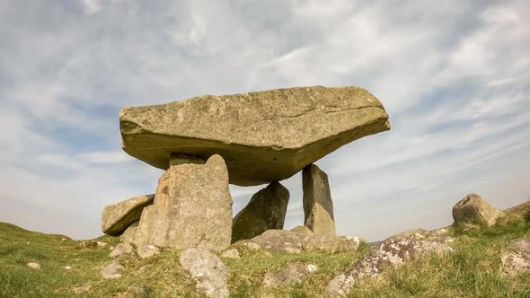 The Kilclooney Dolmen Is Neolithic Monument Dating Back To 4000 To 3000 BC Between Ardara alt