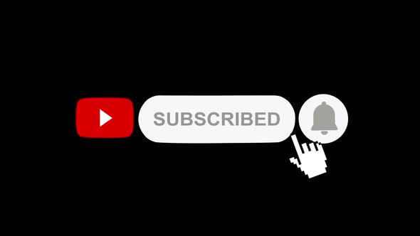 Youtube Subscribe Alpha 4K Resolution, Motion Graphics | VideoHive