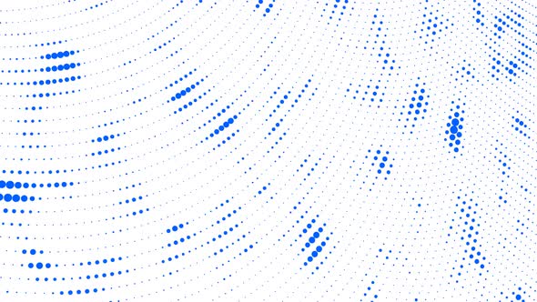 Blue Color Glowing Particle Line Animated On White Background alt