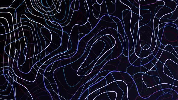 Line wave background animation. abstract colorful line wave background. Vd 1875
