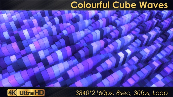 Colourful Cube Waves alt