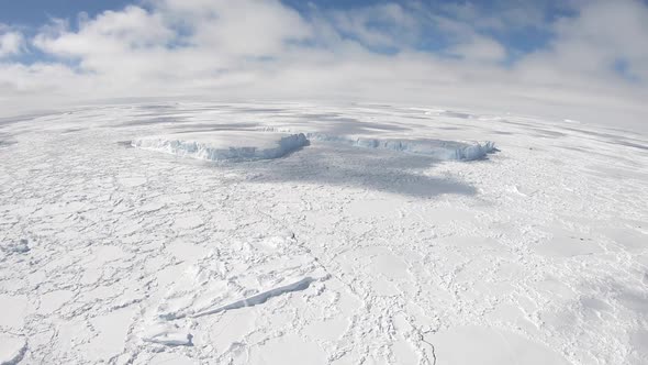 Beautiful View of Icebergs in Antarctica