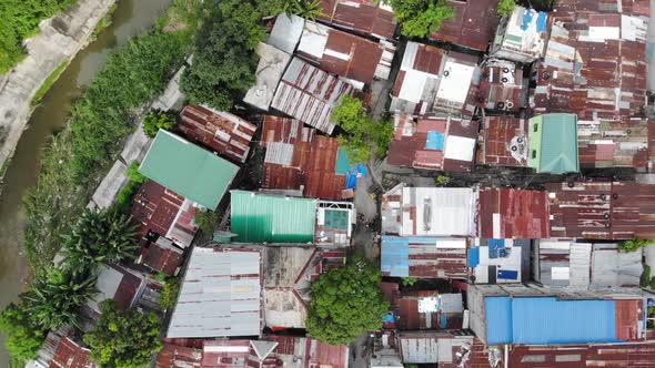 Aerial view of Houses in Philippines