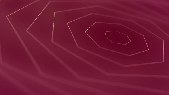 Loopable abstract digital red neon polygon geometric shapes background alt