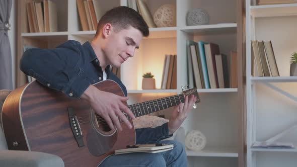 Guitar Learning Musician Burnout Annoyed Man Home alt