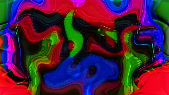 Blue Green Red Futuristic Liquid Animation alt