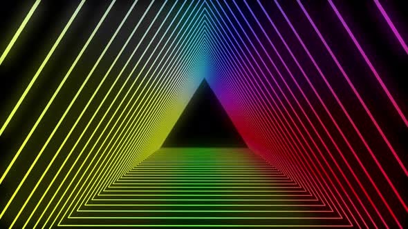 Triangle Colorful 01 4k 