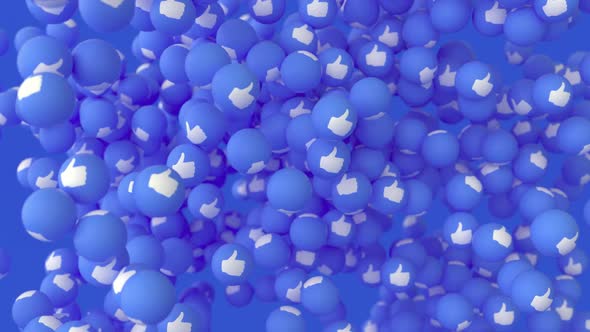 'Like' Emoji Balls - Floating #1