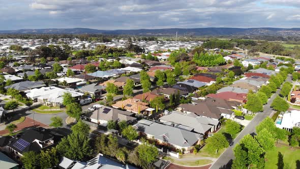 Aerial View of a Suburbia in Australia