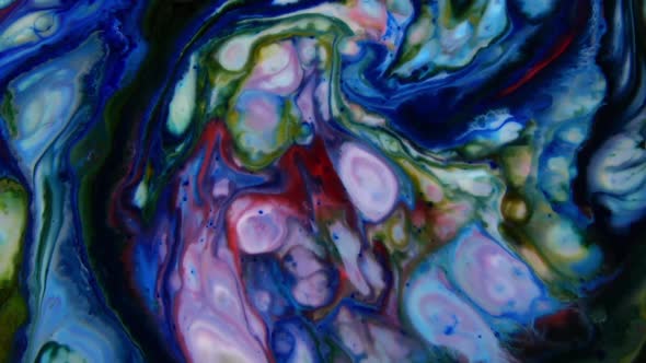 Artistic Concept Color Surface Moving Surface Liquid Paint 26