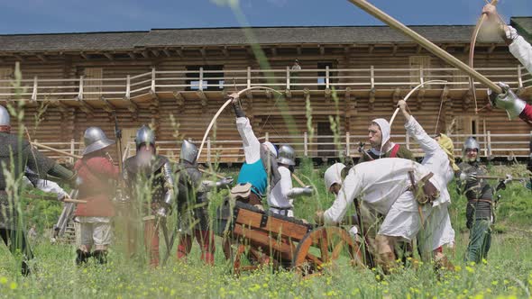 Knights in Offensive. Knights Defending Their Fortress alt