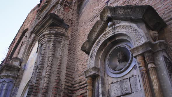 Abandoned Ruined Surb Nshan Church In Old Tbilisi, Georgia
