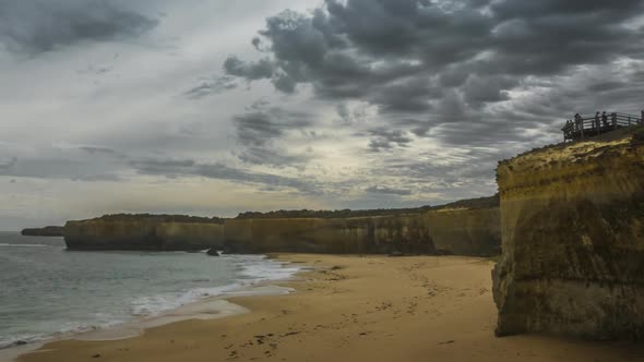 Great Ocean Road lookout timelapse alt