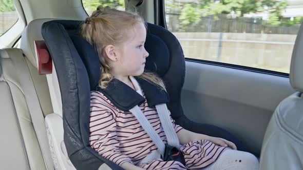 Little Girl Riding in Backseat by Pressmaster | VideoHive Little Girl Riding in Backseat by Pressmaster | VideoHive